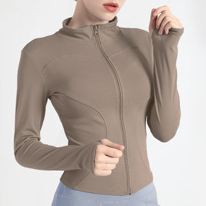 Quick-Drying Yoga Long Sleeve Jacket For Women