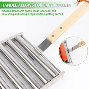 Hotdog Roller Stainless Steel Sausage Roll Rack