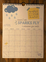 2025 TS Lyrics Calendar