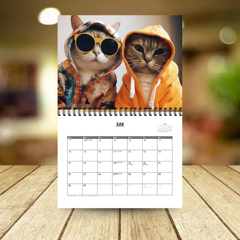 Stylish Dogs and Cats Calendar