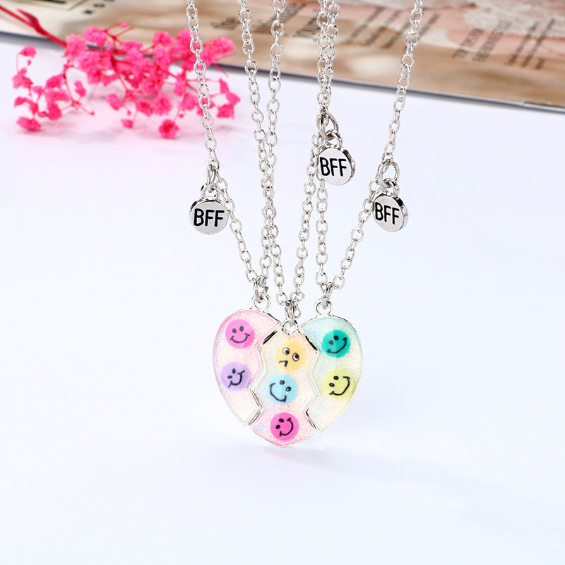 3 Piece Magnetic Necklace Best Friends