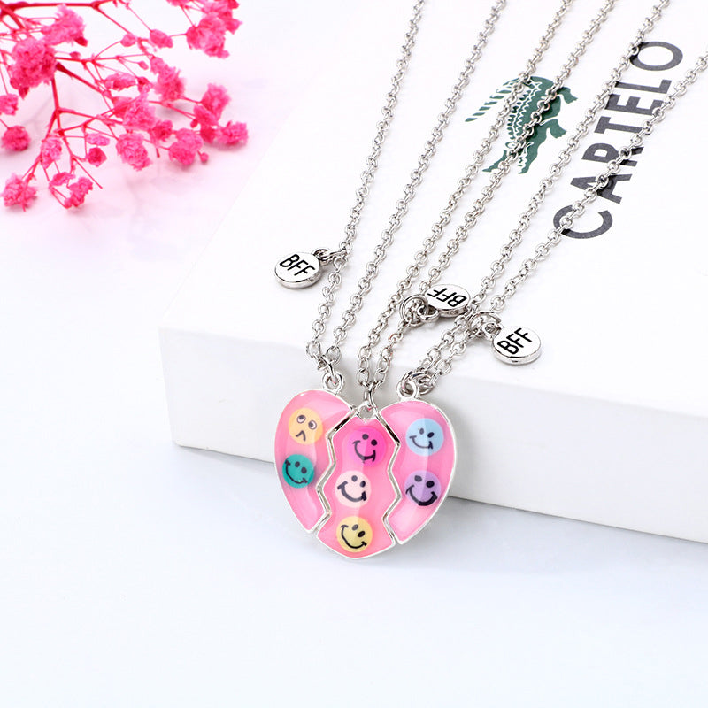 3 Piece Magnetic Necklace Best Friends