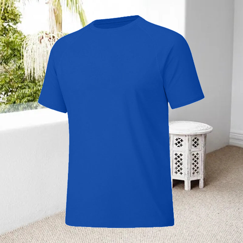 Men's Round Neck Quick Dry Casual Short Sleeve