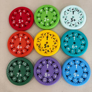 Math Facts Fidget Spinners