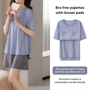 Women's Modal Short Sleeve Pajamas Set