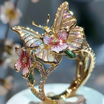 Butterfly Flower Ring