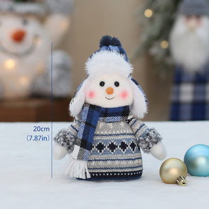 Christmas Blue New Fabric Doll