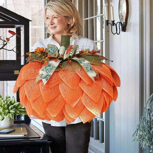 Artificial Pumpkin Fall Wreath