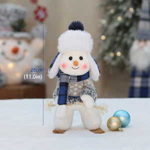 Christmas Blue New Fabric Doll