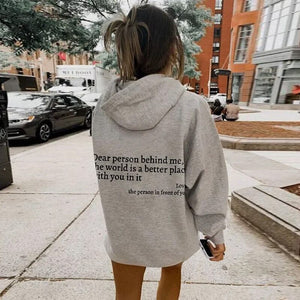 【SALE】'Dear Person Behind Me' Sweatshirt