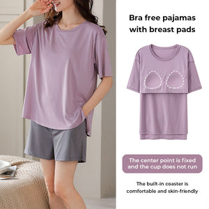 Women's Modal Short Sleeve Pajamas Set