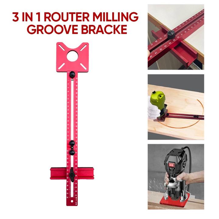 IVYEVER®3 IN 1 ROUTER MILLING GROOVE BRACKET