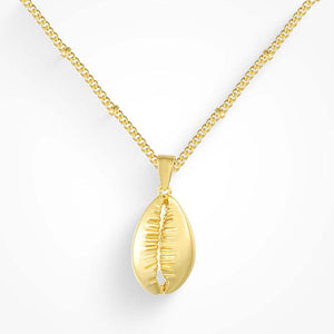 Vintage Mermaid Pearl Shell Necklace
