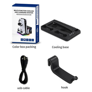 Charging Base Cooling Bracket for Dual PS5 Controller