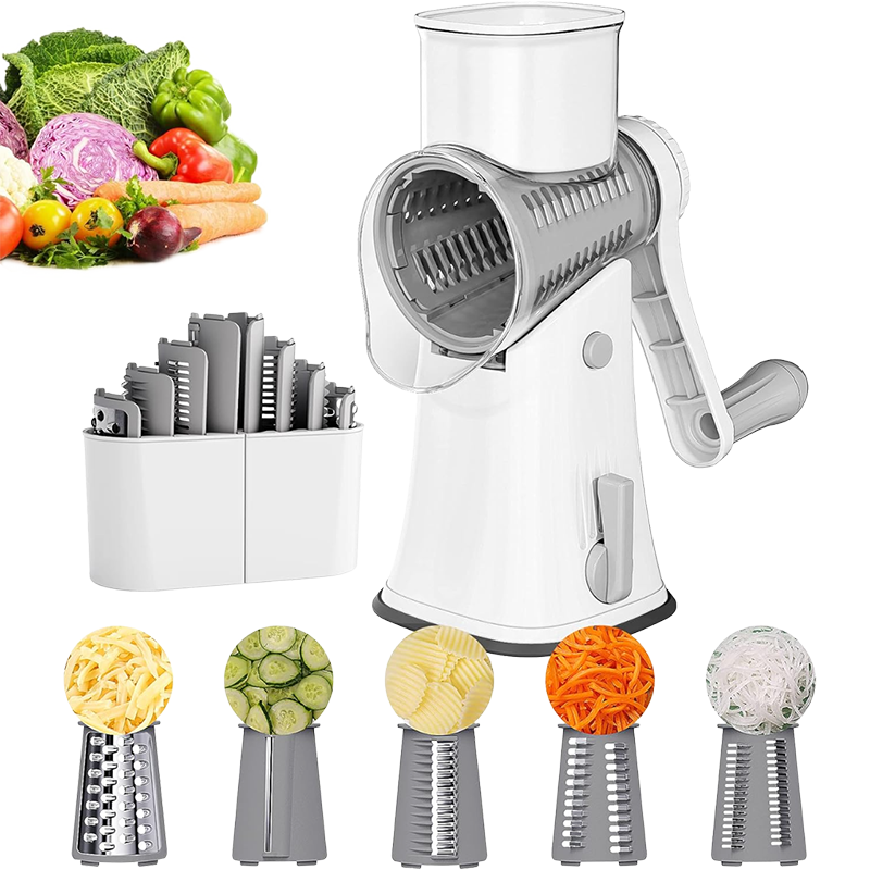 5 in 1 Rotary Cheese Grater Shredder