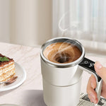 Self Stirring Coffee Mug With Lid