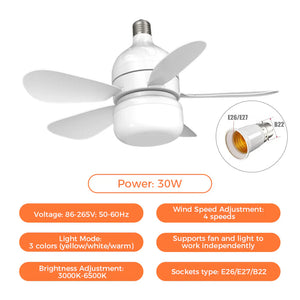 Ceiling Fan with LED Light