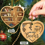 Book Lovers Heart Ornament