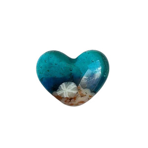 Glass Beach Pocket Heart