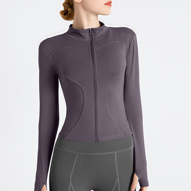 Quick-Drying Yoga Long Sleeve Jacket For Women