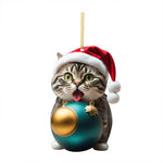 Cute Cat Christmas Decoration