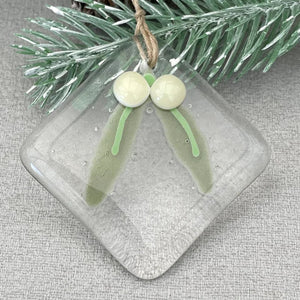 Fused Glass Christmas Tree Decoration