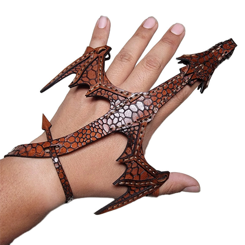 Leather Hand Dragon Cuff - PRE-ORDER NOW AND SAVE! 🌟