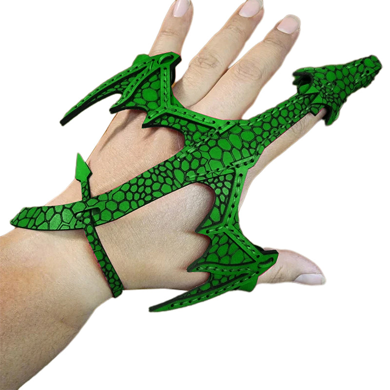 Leather Hand Dragon Cuff - PRE-ORDER NOW AND SAVE! 🌟