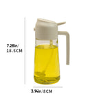 2 in 1 Glass Oil Sprayer & Dispenser