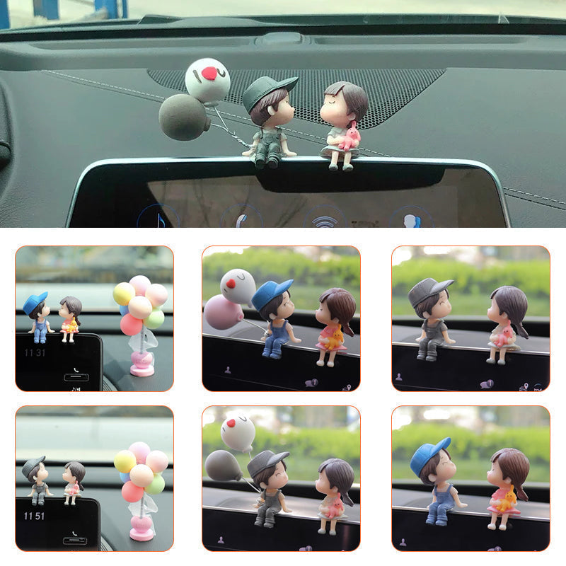 Cute Couple Car Ornament