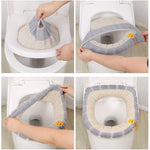 Two-Tone Soft Toilet Seat Cover