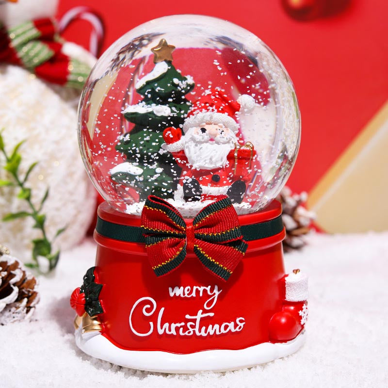 Santa Snow Crystal Ball