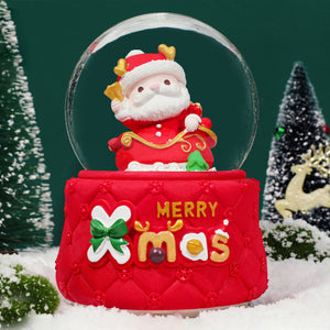 Santa Snow Crystal Ball