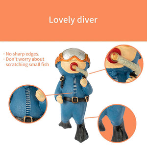 Lovely Diver Aquarium Fish Tank Decorations