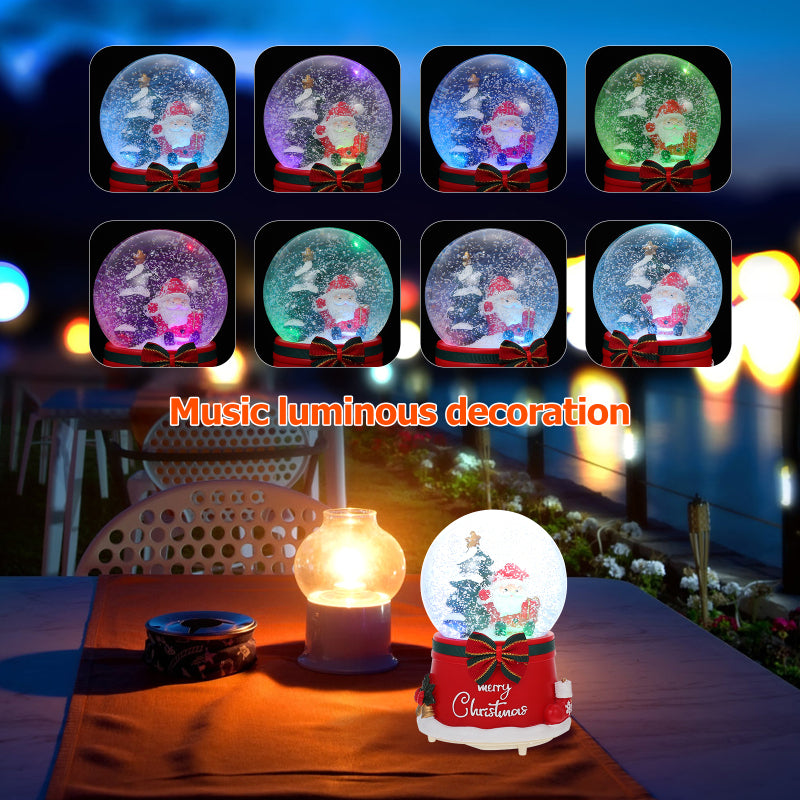 Santa Snow Crystal Ball