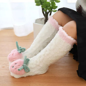 🎁3D Baby Winter Fluffy Fuzzy Slipper Socks