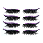 Reusable Eyeliner And Eyelash Stickers 2 in 1 (4 Pairs)