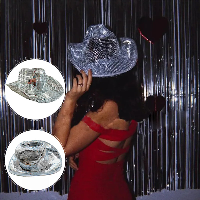 Disco Ball Cowboy Hat