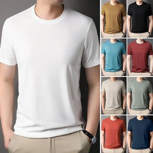 Waffle Woven Ice Silk Breathable T-shirt