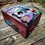 Skull And Nature Hidden Key Box