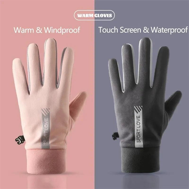 Waterproof Finger Touch Screen Non-Slip Cold Resistant Gloves