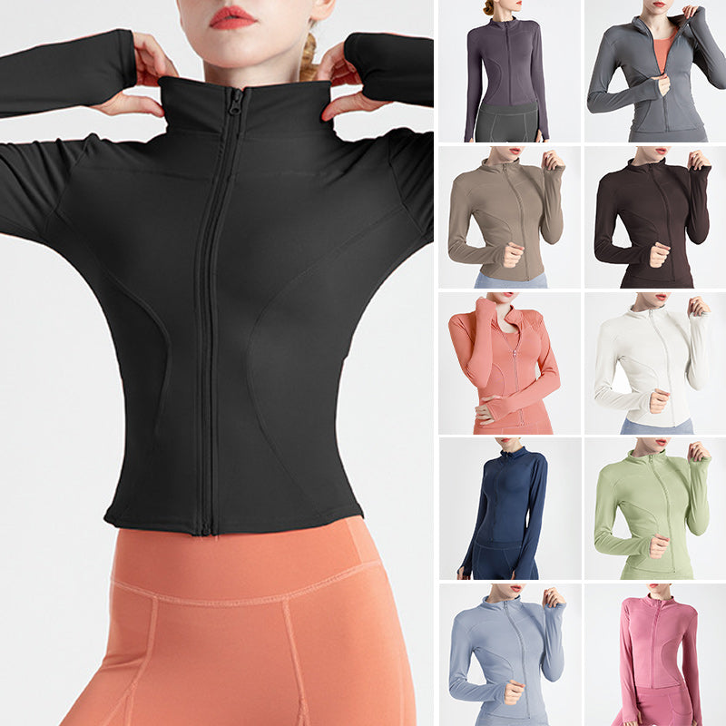 Quick-Drying Yoga Long Sleeve Jacket For Women