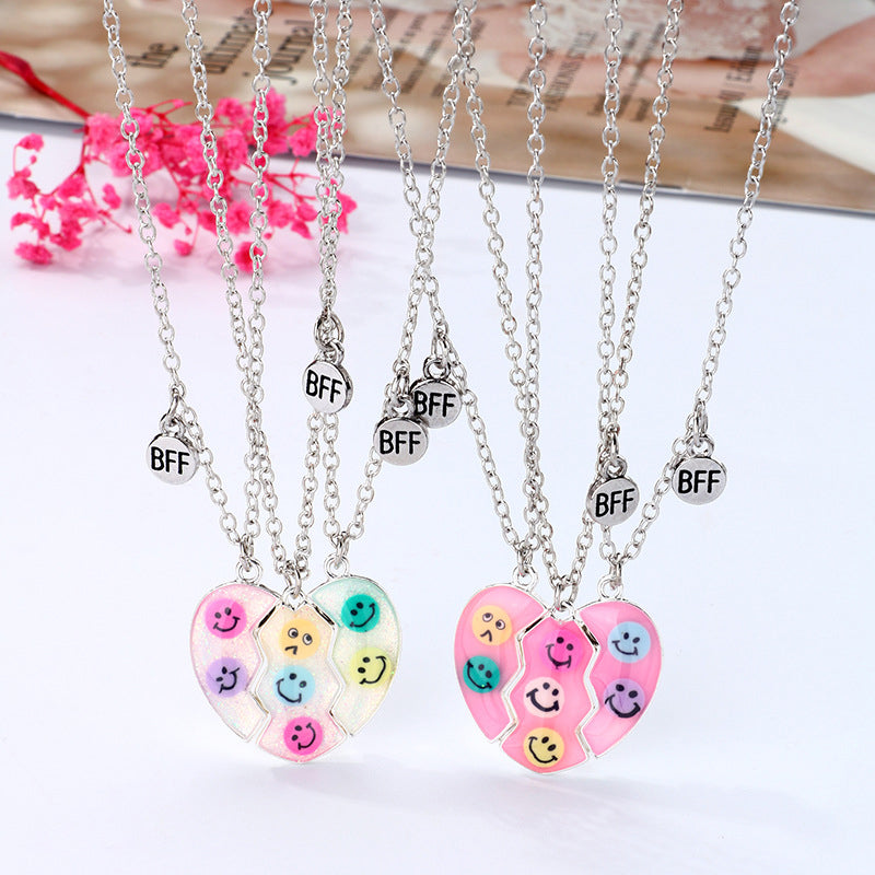 3 Piece Magnetic Necklace Best Friends