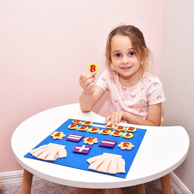 Felt Board Finger Numbers Counting Toy