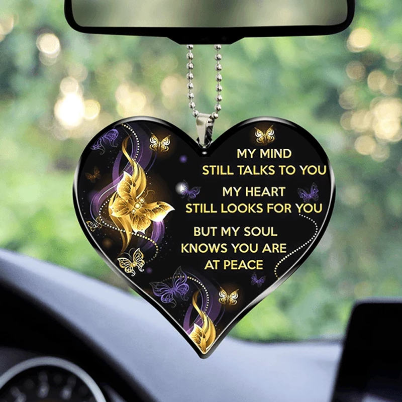 New My Mind Heart Ornament