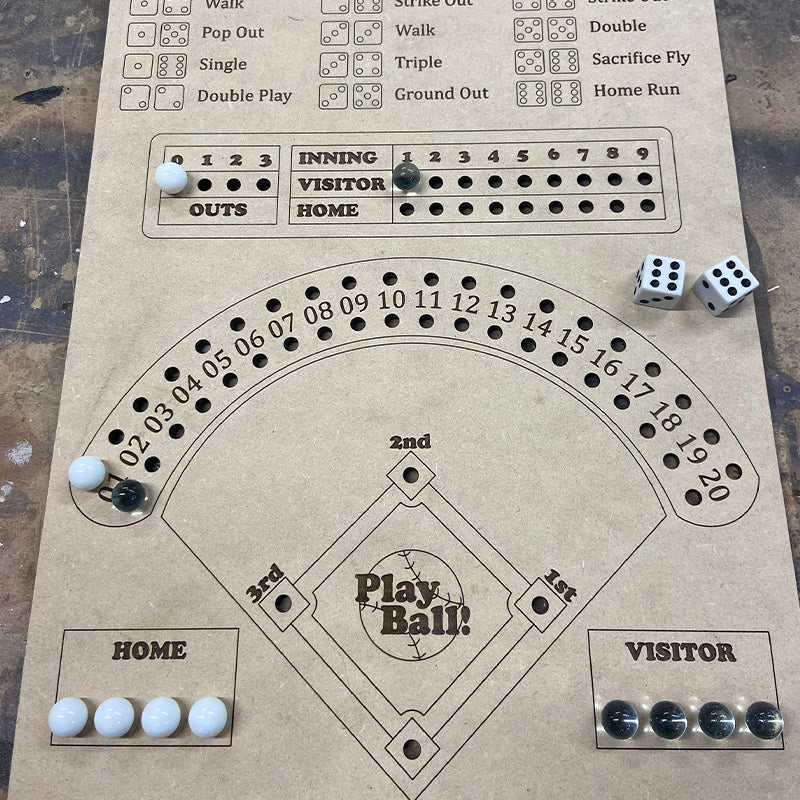 Baseball Dice Board Game – ivyever