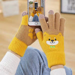 Kawaii Shiba Inu Winter Touchscreen  Gloves