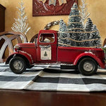 Red farm Truck Christmas Centerpiece