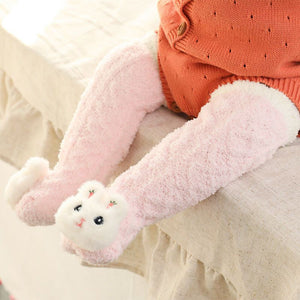 🎁3D Baby Winter Fluffy Fuzzy Slipper Socks