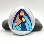 Nativity Scene Painted Rock